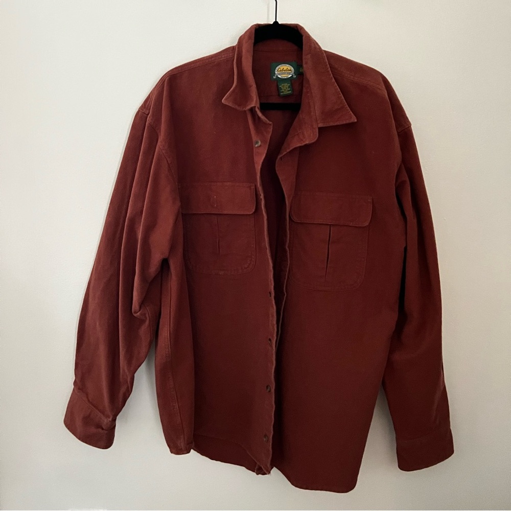 Cabela’s Rust-colored Flannel Button Down
